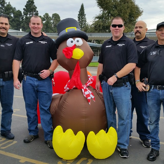 OC Grip Officers get festive during the Thanksgiving season!