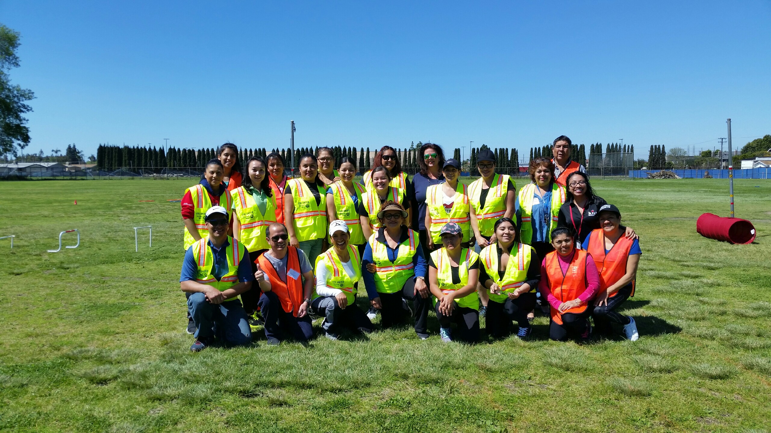 Our staff enjoy working together and learning skills they can pass on to their students.